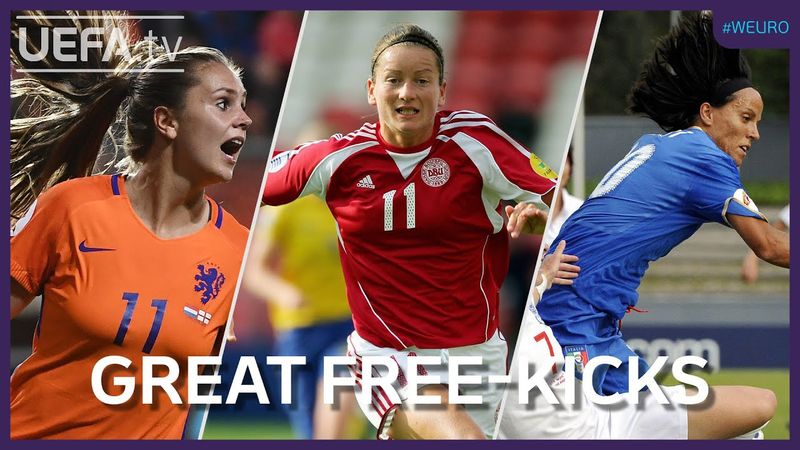 ⚽ ZORRI, PEDERSEN, MARTENS | Classic #WEURO Free-Kick Goals! #WEURO2025