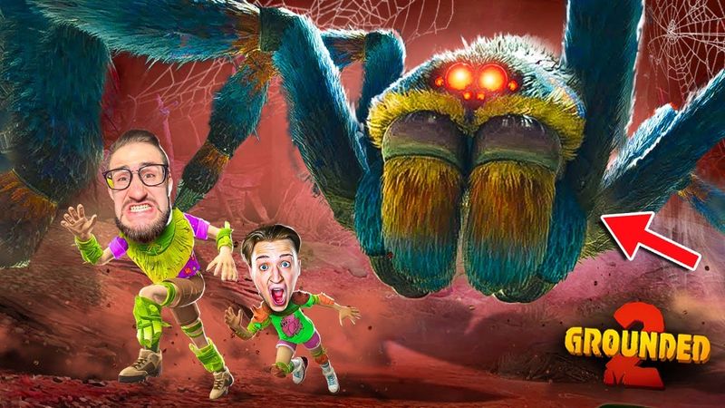 ЭТОТ ТАРАНТУЛ В 100 РАЗ БОЛЬШЕ НАС! НОВЫЙ БОСС ЭТО ЖЕСТЬ В GROUNDED 2