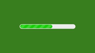 Animated Quiz Timer Loading Bar 3 Seconds - Green Screen (HD)