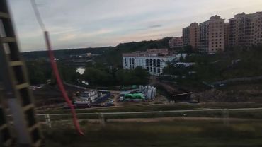 Овраг Сходни. Земляные работы для ВСМ