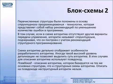 Блок-схемы в программировании