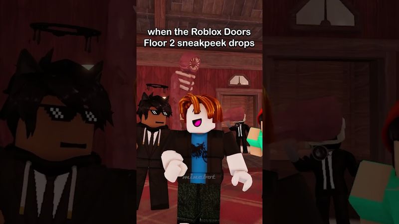 I GUESS YOU WONDER WHERE I'VE BEEN!? 😱 (ROBLOX DOORS FLOOR 2 ANIMATION)