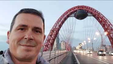 МОСКВА ГРАНДИОЗНОЕ СООРУЖЕНИЕ - ЖИВОПИСНЫЙ МОСТ