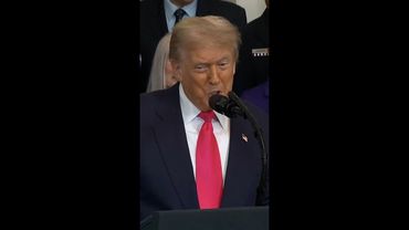 Trump claims to have invented the term "caravan"