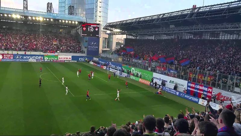 Золотой матч РФПЛ 2013/2014 + Празднование! ЦСКА - Локомотив (1 - 0)