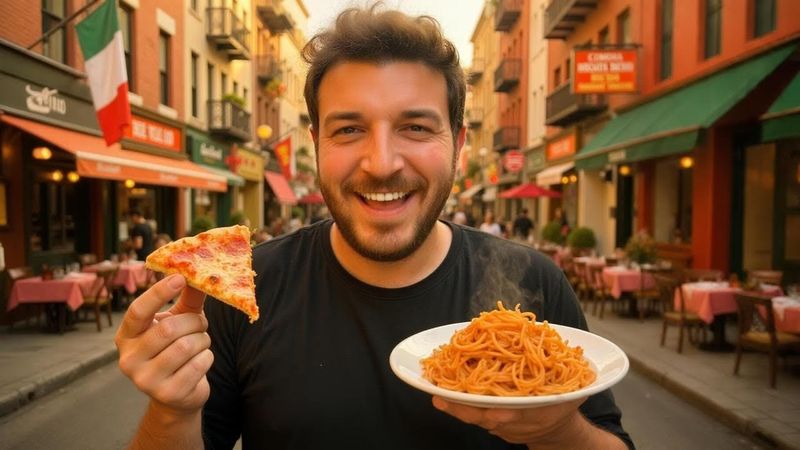 New York’un En İtalyan Sokağında Ne Yenir? | Pizza, Pasta, Cannoli Deneyimi! 🇮🇹