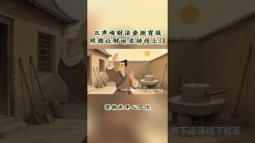 《老祖宗的招財秘訣》別貪心！三聲喊出好財運，一個月就 3 次的招財秘訣，現在知道 還不晚#老祖宗的智慧 #發財 #發財被愛好運常在 #玄學 #運勢 #招財 #來財 #聚財 #興旺發