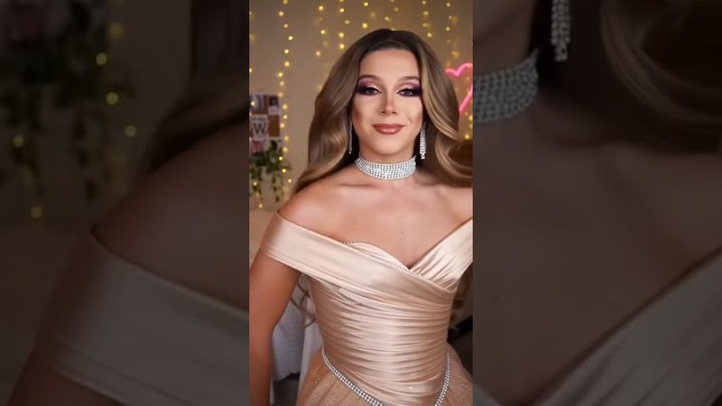 Prom Queen Makeover #mtf #transformation #crossdress #makeup #tgirl #boytogirl #femboy #genderbender