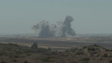 Massive clouds of smoke billow above northern Gaza | AFP