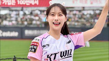 KT위즈 X 메이플스토리 콜라보 데이 이서윤 치어리더