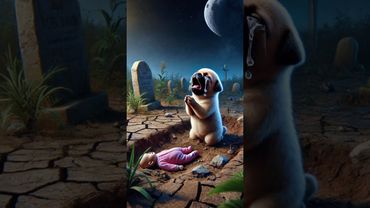 Lovely girl was buried by parents,Pug rescued her#story #cute #rescue #cuteanimal #animals #doglover