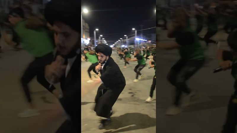 دخول السيد في استعراض في البصرة حي العسكري ماجور سيد #السلام_على_الحسين #كربلاء_المقدسة