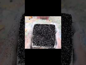 Black Glitter ✨ #relax #oddlysatisfying #satisfying #soap #slime #dyedgymchalk #gymchalkasmr