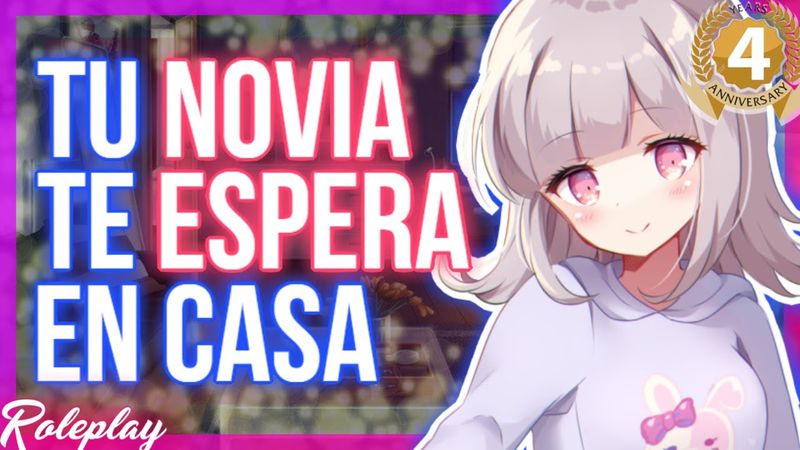 ASMR Roleplay | Tu novia te espera en casa [🎉Especial de Aniversario🎉] |Español