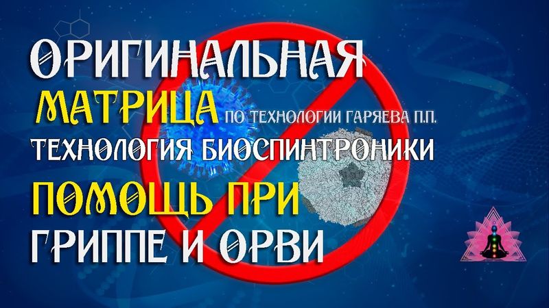 Помощь при гриппе и орви ⚠️ Оригинальная матрица по технологии Гаряева П П ☀️ SoftRadio ru