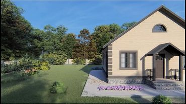 Проект просто и недорогого дома 10 на 9 #дом #загороднаяжизнь #стройка #строительстводомов