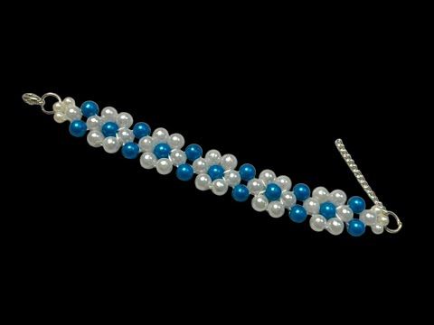 simple beaded bracelet tutorial 💙