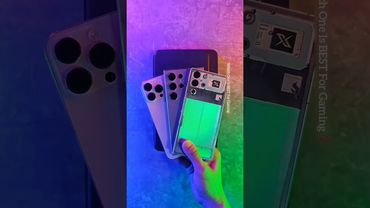 Which One Is BEST For GAMING ❓- iPhone 16 Pro Max vs Redmagic 10 Pro vs S24 Ultra, #shorts