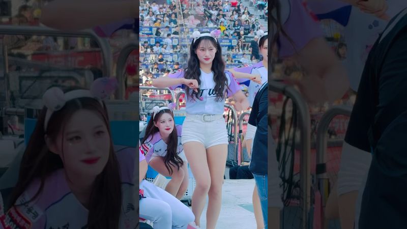 서윤업! (예빈님 얼른 자리로) #이서윤 #이서윤치어리더#ktwiz #kt위즈 #kt위즈치어리더