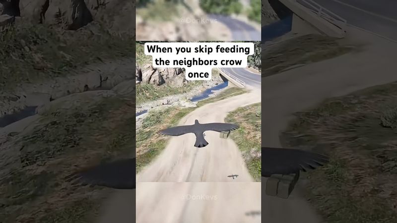 When you skip feeding the neighbors crow once #gtaviral #gtaonline #gta5online #gtacars #gta5 #usa
