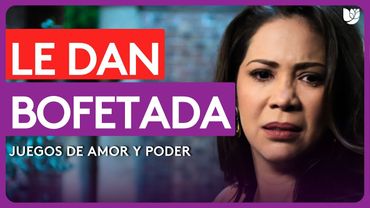 Inés humilla a Karina con una dolorosa cachetada | Juegos de Amor y Poder | Capítulo 33