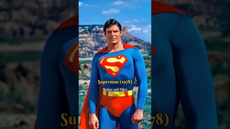 Superman (1978) - Before and After #shorts #viral #superman #beforeandafter