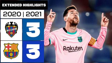 Levante UD 3-3 FC Barcelona 2020/21 | RESUMEN ampliado