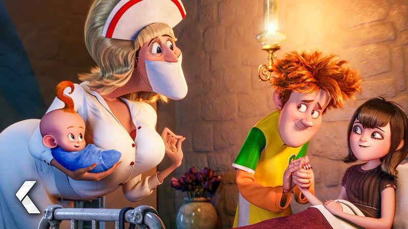 The Birth of Dennis Scene - Hotel Transylvania 2 (2015)