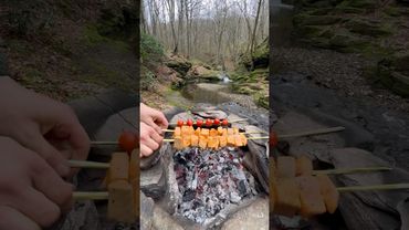 Şiş Çubukta Norveç Somonu 🍣🐟 - cooking Norwegian salmon with orange sauce on skewers