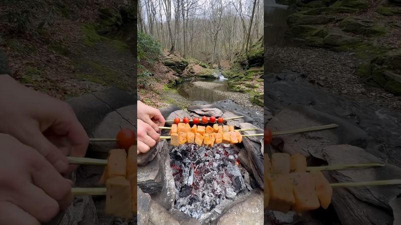 Şiş Çubukta Norveç Somonu 🍣🐟 - cooking Norwegian salmon with orange sauce on skewers
