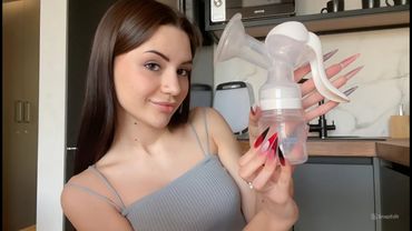 [4K] Breastfeeding with Angel | Tips & Breast Pump Tutorial | Pump With Me