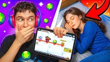 ПРОКАЧАЛ ПОДПИСЧИЦУ ПОКА ОНА СПАЛА В БРАВЛ СТАРС! 😱