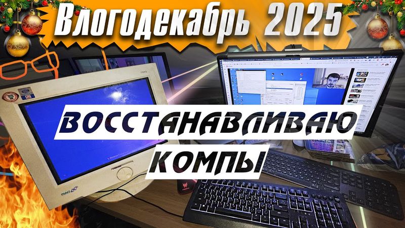 Как Я Восстанавливаю Компы дешево!? - Влогодекабрь