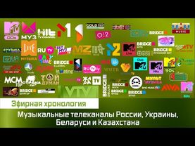 Эфирная хронология. Музыкальные телеканалы России, Украины, Беларуси и Казахстана