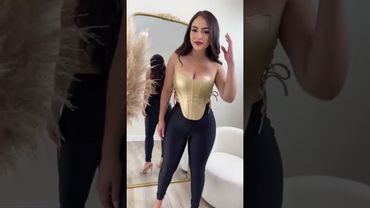 Addicted to Leather Leggings Fashion | Go Viral in Glossy Leggings Looks | 10+ Shiny Fashion Hacks