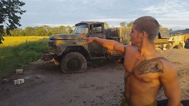 Украинский десантник передает привет Гиркину - Стрелкову