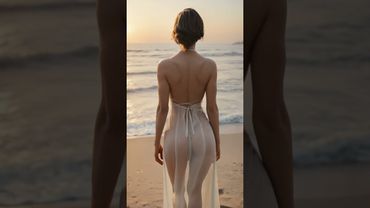 Girl on Beach - Electronic Music #trance #music #dance #dancerlife #electronic #shorts