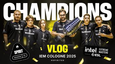TEAM SPIRIT: IEM COLOGNE 2025. CHAMPIONS VLOG