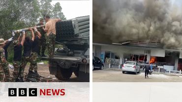 Twelve people killed after military clashes at border between Thailand and Cambodia | BBC News
