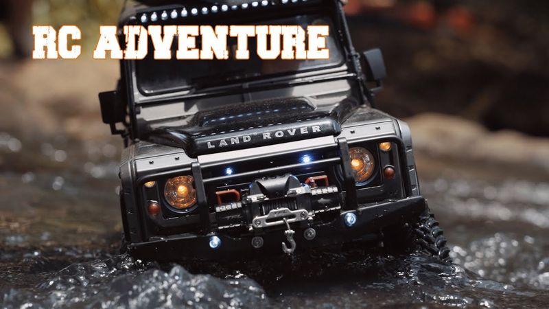 E3S-RC LAND ROVER D90 Boom Racing LAND CRUISER LC70 Killerbody / RC Adventure/ Waterfalls /Trail Run
