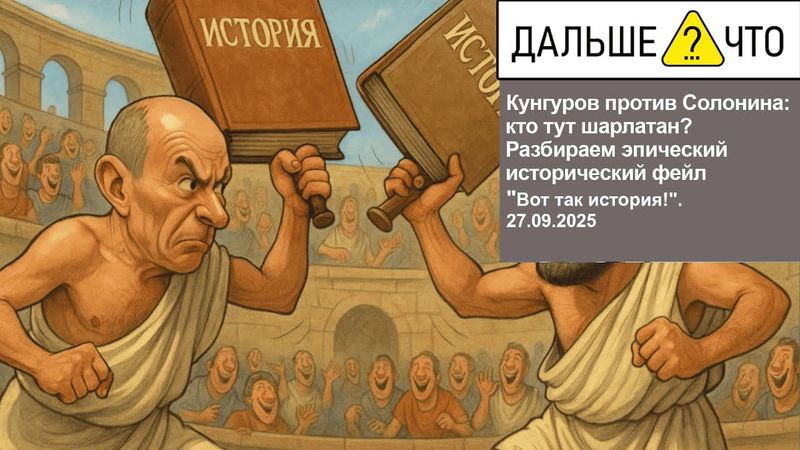 Кунгуров против Солонина: кто тут шарлатан? Разбираем эпический исторический фейл