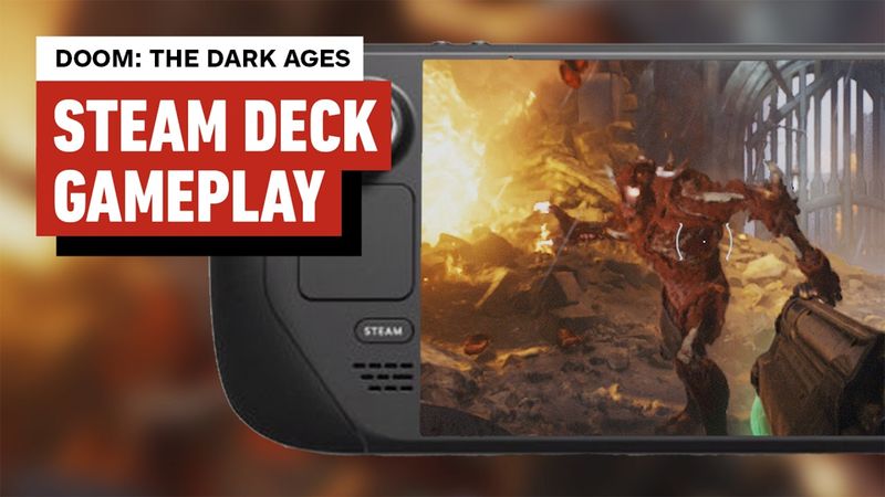 Doom: The Dark Ages Steam Deck Gameplay - Lowest & Highest Settings