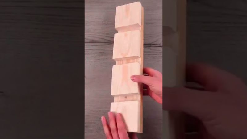 👉 Смотрите, что он сделал из обычных досок! 😲 #shorts