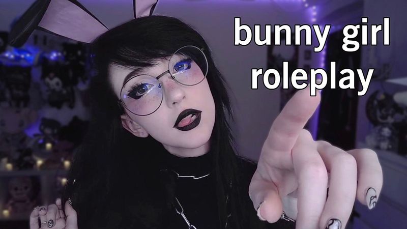 ASMR Do Exactly what the Goth Bunny says 🫵🏻 (or face her fury)