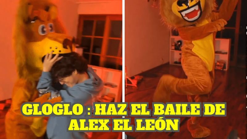GLOGLO ES ATACADO POR UNA LEONA + LA HACE BAILAR COMO ALEX EL LEÓN