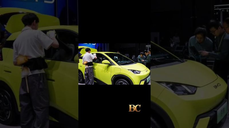 China’s BYD sees shares plunge 8% as EV maker cuts prices