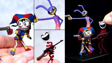 Making THE AMAZING DIGITAL CIRCUS - They All Get Guns Ep 6 Sculptures Timelapse