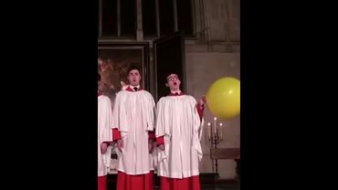bro has an angelic voice after hitting that helium! #angelical #choir