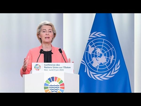 European Commission chief von der Leyen unveils EU ocean pact at UN conference