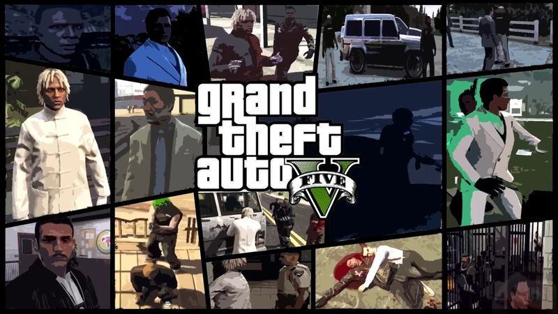 GTA 5 RP.Нарезка стрима playboyz_tv.Часть 2.Ограбление Инкассаторов.